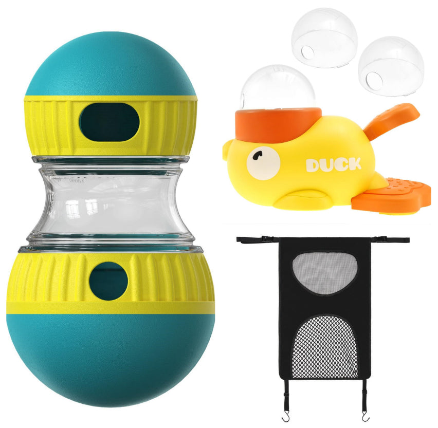 Interactive dog enrichment toy with treat dispensing maze design | Paawvital
