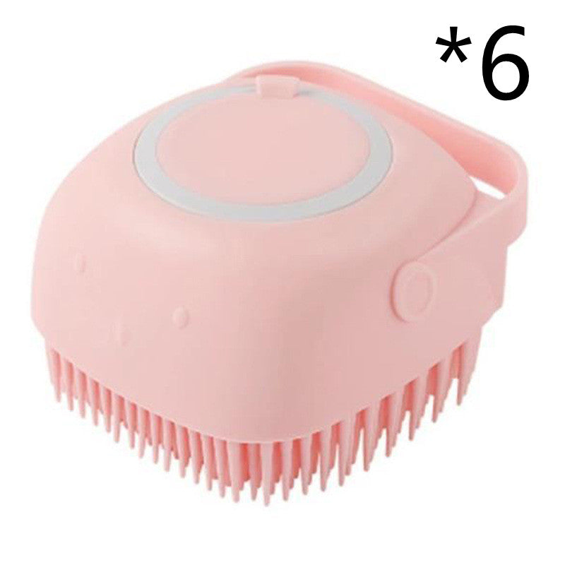 Silicone Pet Bath Massage Glove & Shampoo Brush