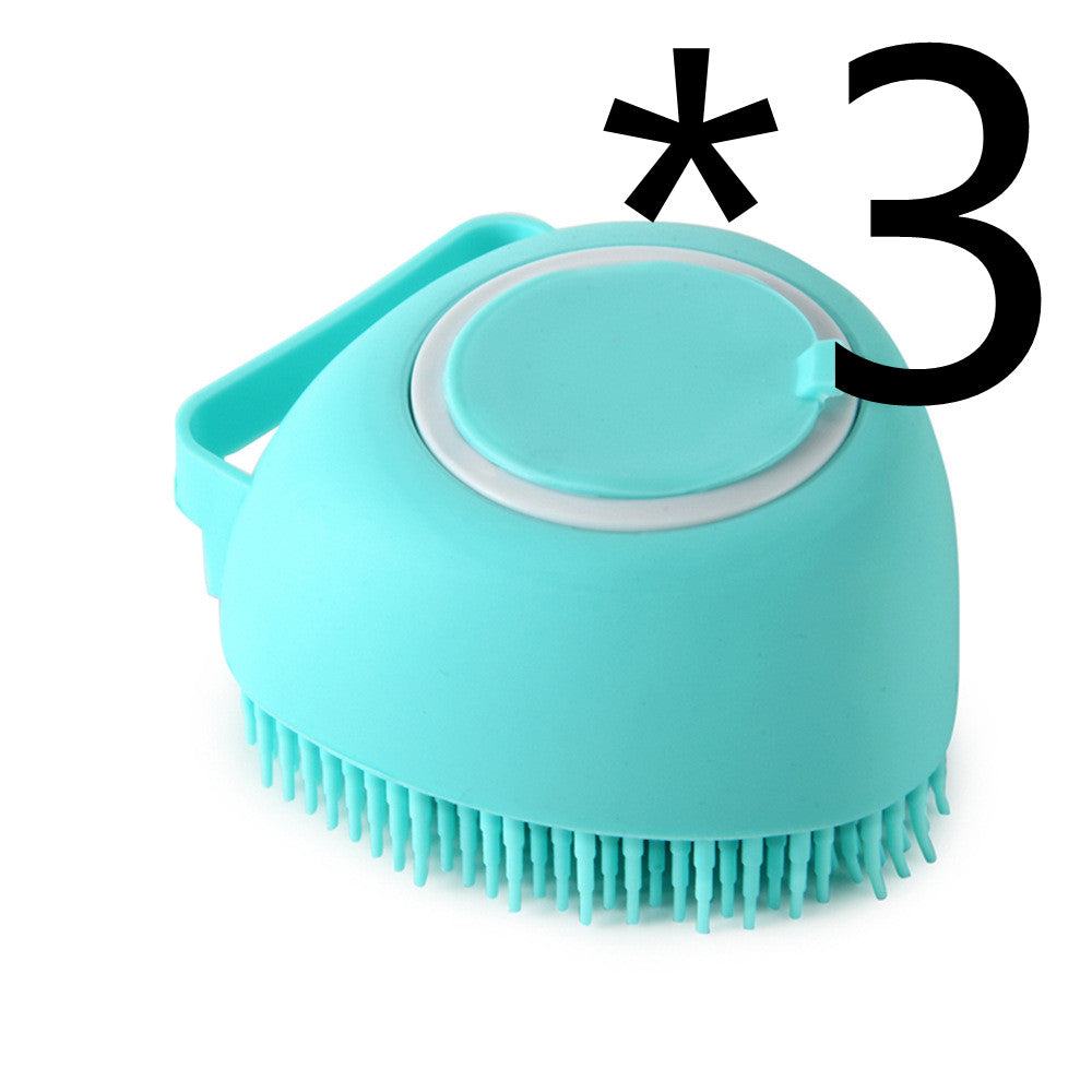 Silicone Pet Bath Massage Glove & Shampoo Brush