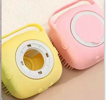 Silicone Pet Bath Massage Glove & Shampoo Brush