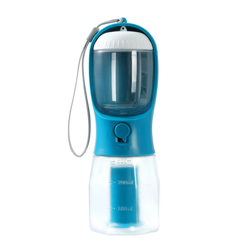 Dog travel bottle water dispenser food compartment product detail | Paawvital