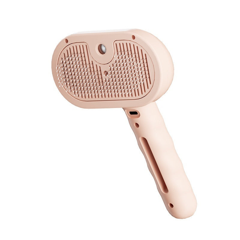 Refillable water mist pet grooming comb spray dematting detail | Paawvital
