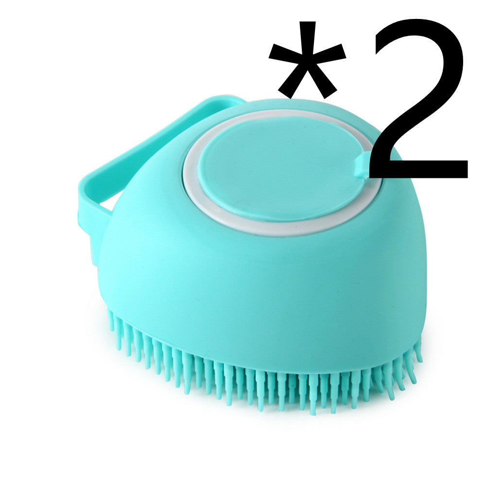 Silicone Pet Bath Massage Glove & Shampoo Brush