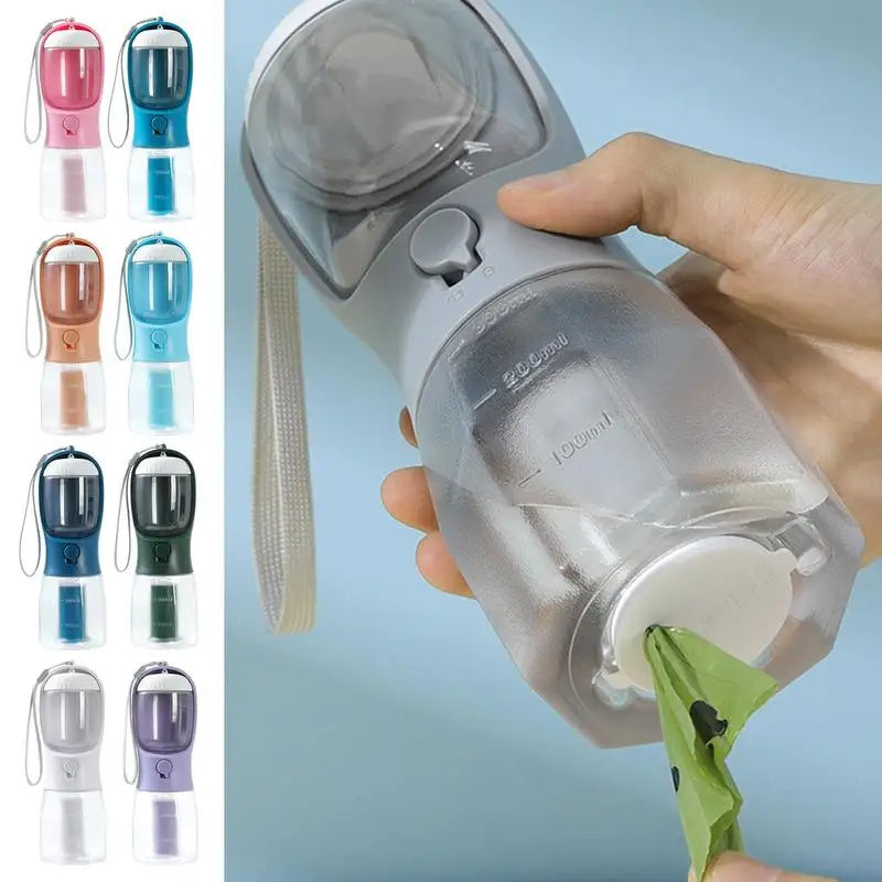 3-in-1 Dog Travel Water Bottle