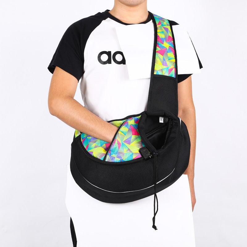 Portable Pet Carrier Crossbody Bag for Dogs & Cats