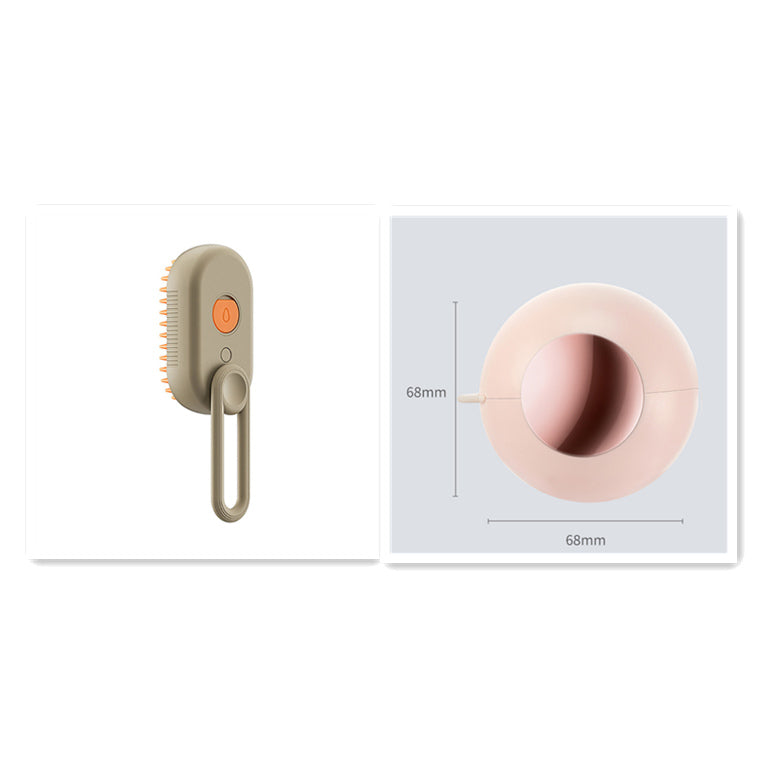 Self-cleaning pet grooming brush ejects fur with one press | Paawvital