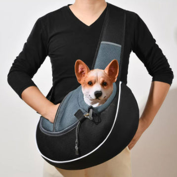 Portable Pet Carrier Crossbody Bag for Dogs & Cats