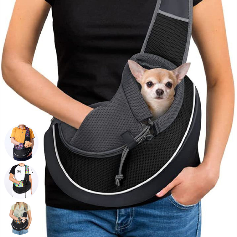 Portable pet carrier crossbody bag for small dogs and cats | Paawvital