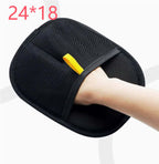 Pet Deshedding Grooming Gloves for dogs and cats removing loose fur while providing a gentle grooming massage