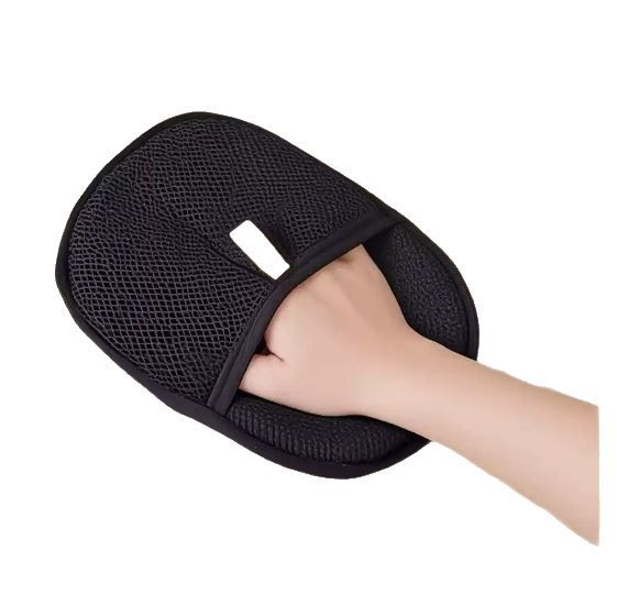 Pet deshedding grooming gloves with 180 silicone massage tips | Paawvital