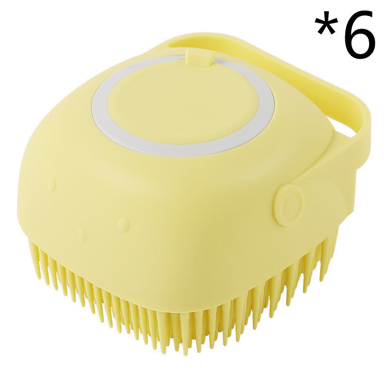 Silicone Pet Bath Massage Glove & Shampoo Brush