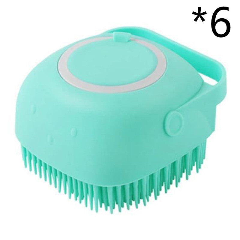 Silicone Pet Bath Massage Glove & Shampoo Brush