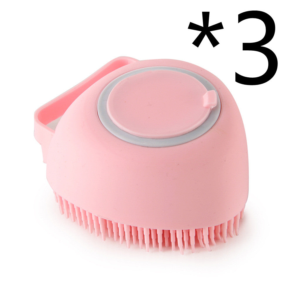 Silicone Pet Bath Massage Glove & Shampoo Brush
