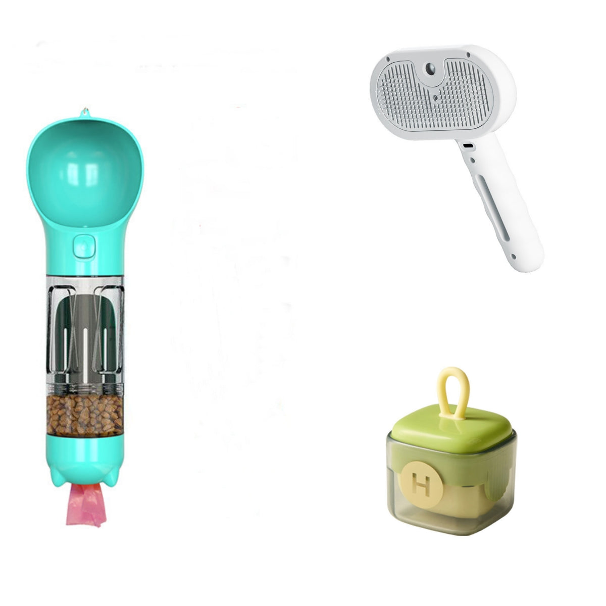 Pet spray dematting comb green color grooming tool | Paawvital