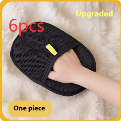 Pet Deshedding Grooming Gloves