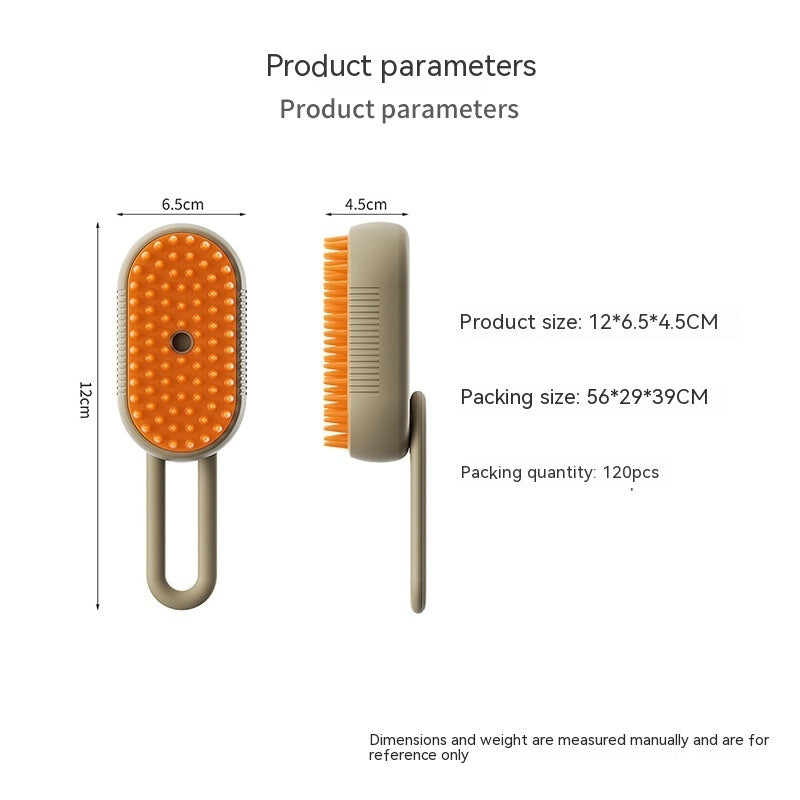 Electric steam brush safe for all coat types dogs and cats | Paawvital