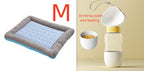 Ice Silk Pet Cooling Mat for dogs and cats providing breathable comfort and cooling during warm weather
