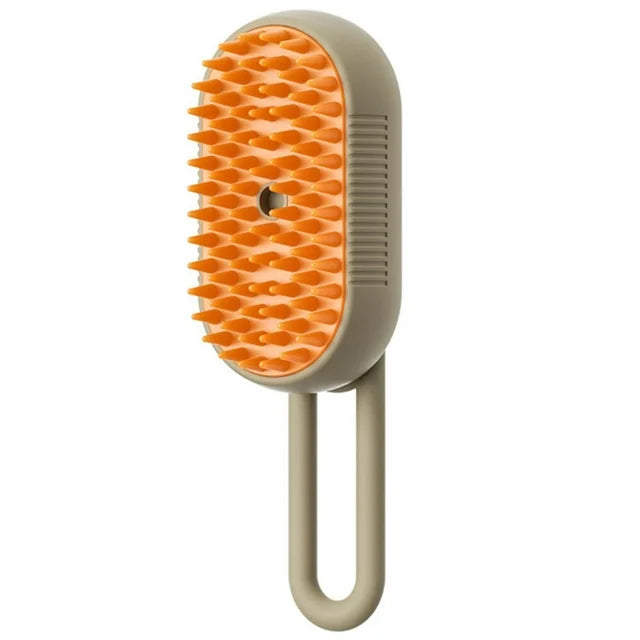 3-in-1 electric steam grooming brush massages pet coat | Paawvital